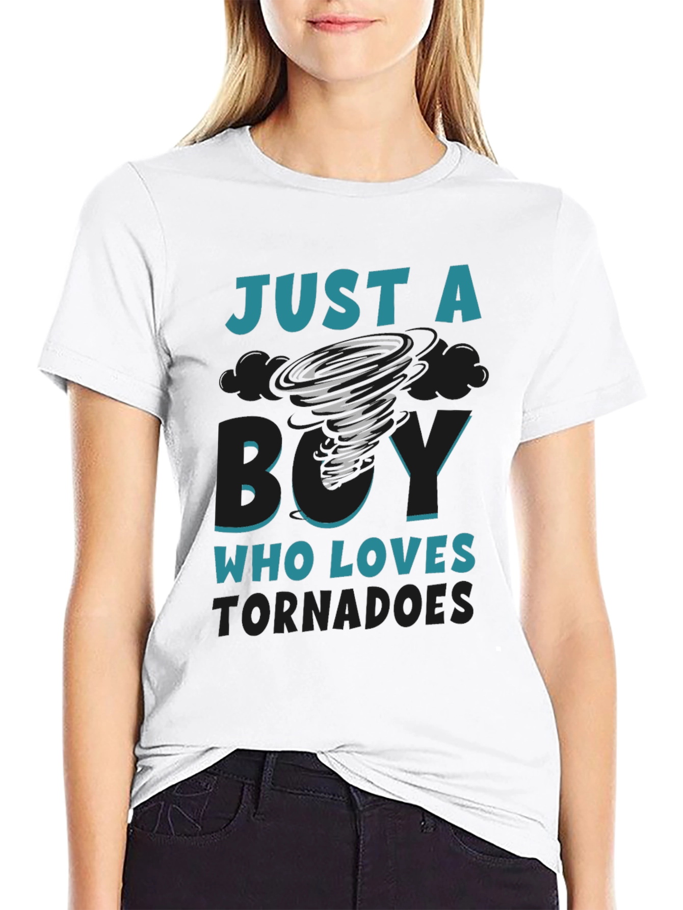 Tornado Lover Graphic T-Shirt - Just A Boy
