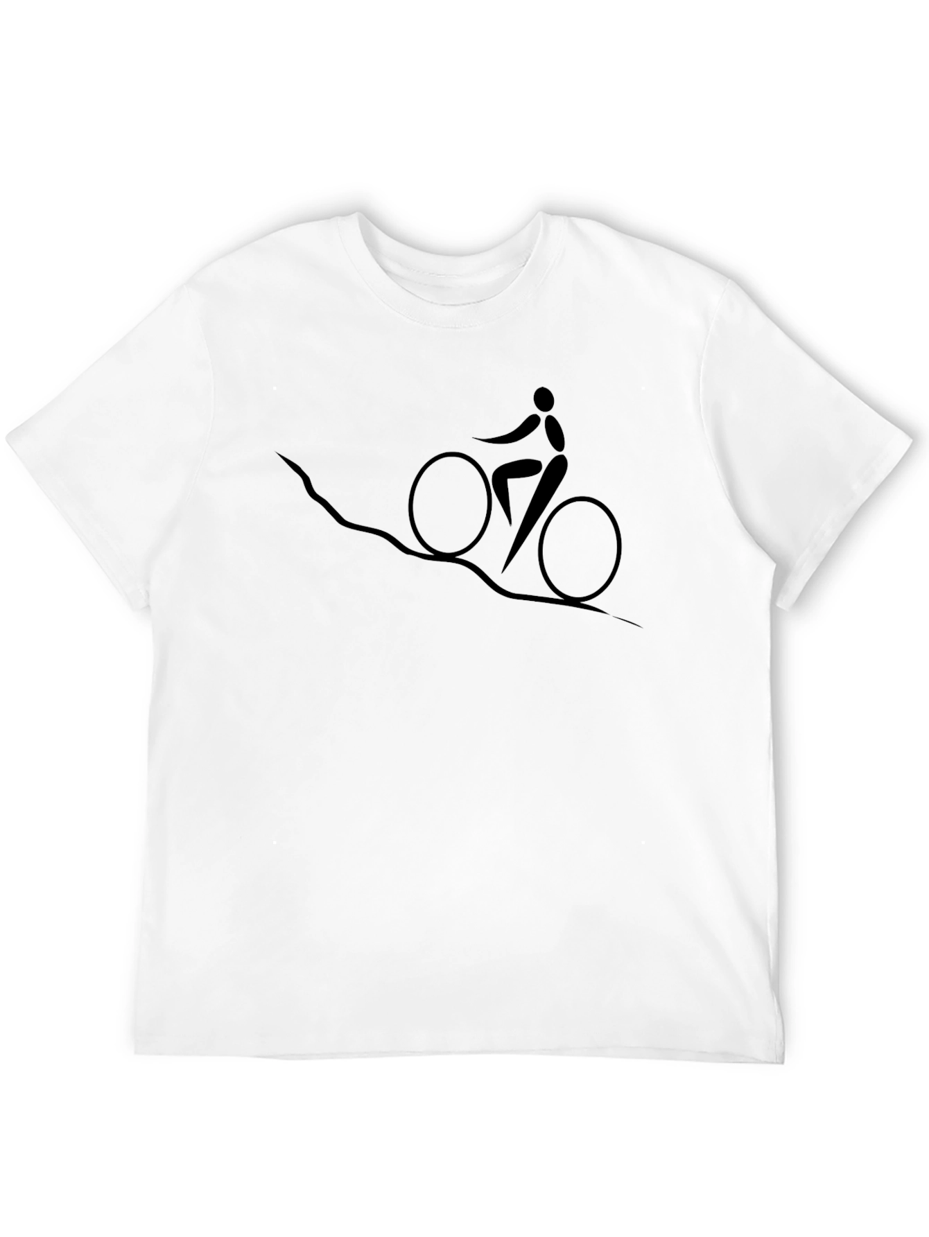 Mountain Bike T-Shirt - Black Graphic Tee