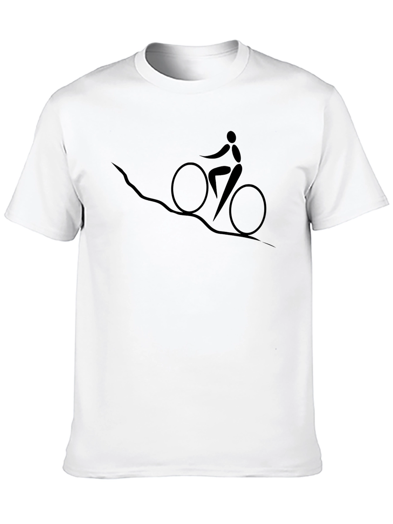 Mountain Bike T-Shirt - Black Graphic Tee