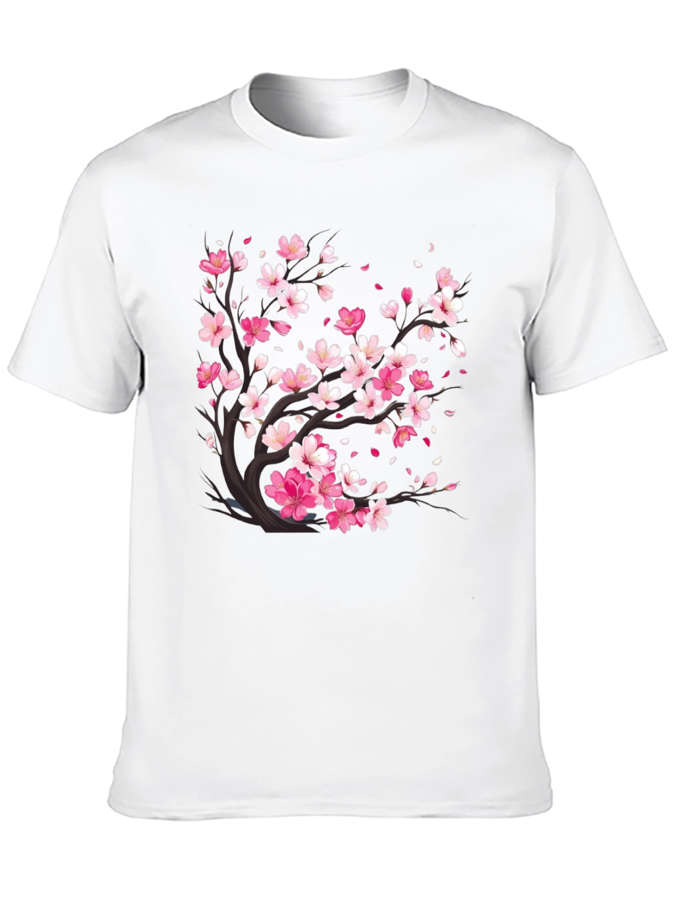 Blossom Tree Graphic Black T-Shirt