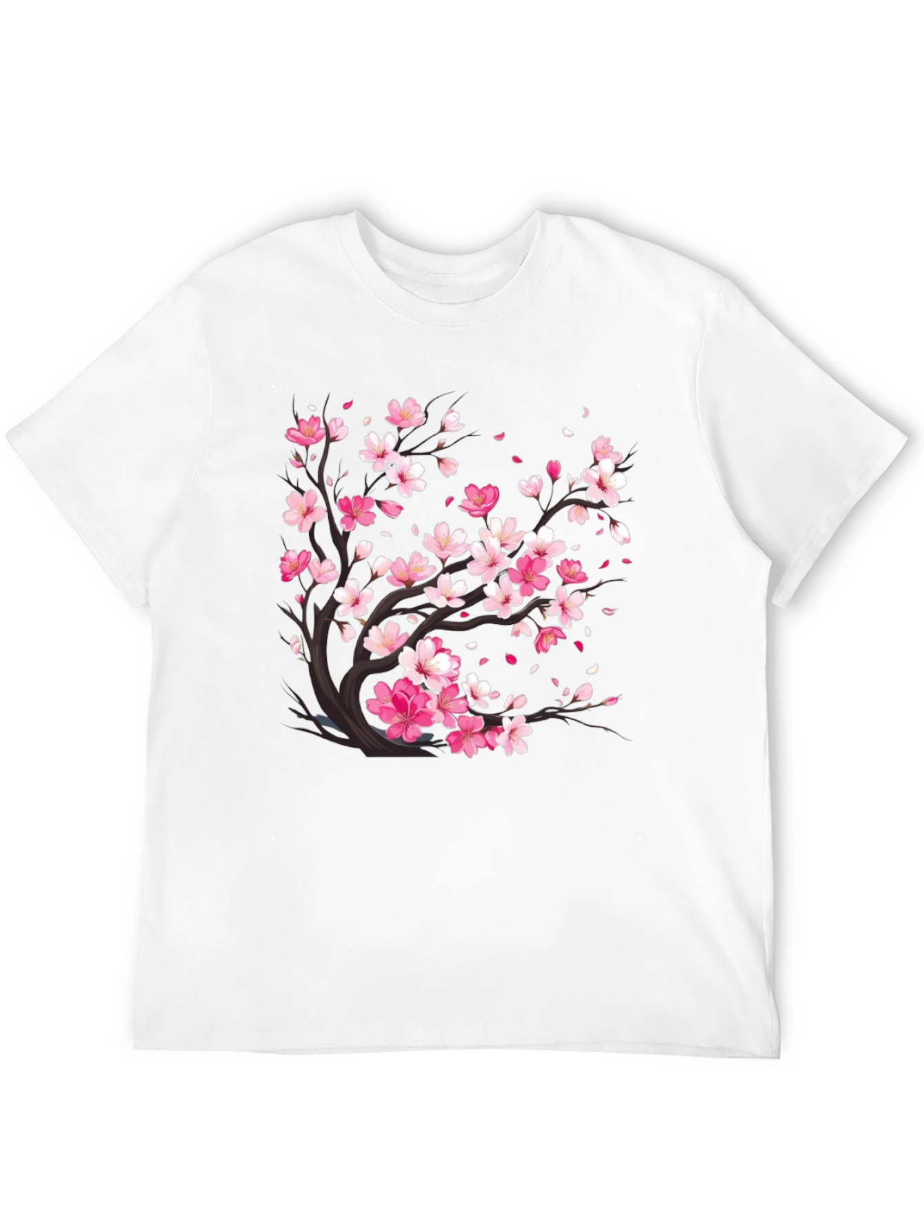 Blossom Tree Graphic Black T-Shirt