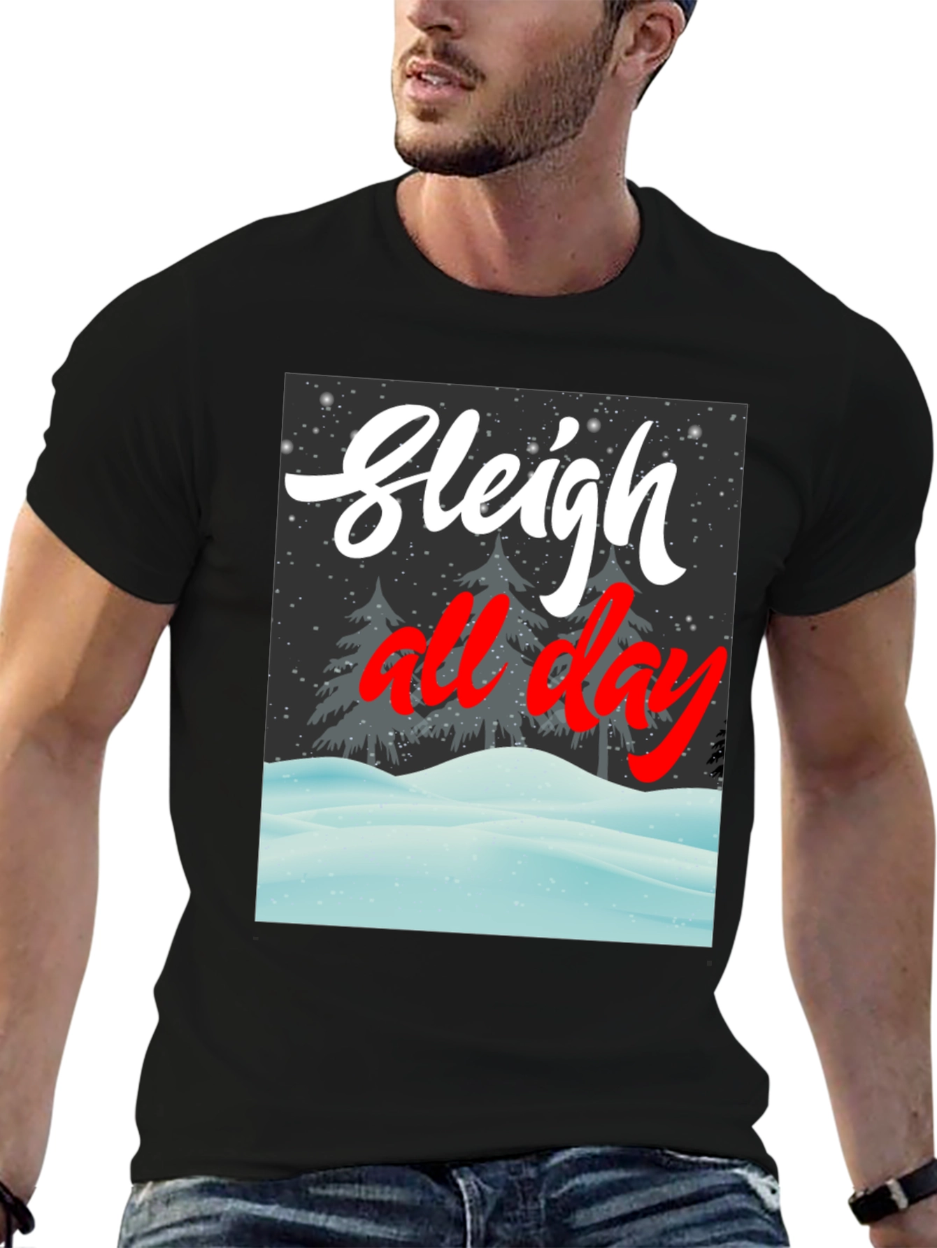 Sleigh All Day Graphic Tee