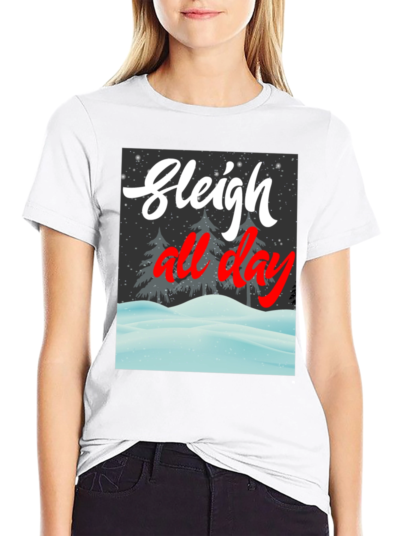 Sleigh All Day Graphic Tee