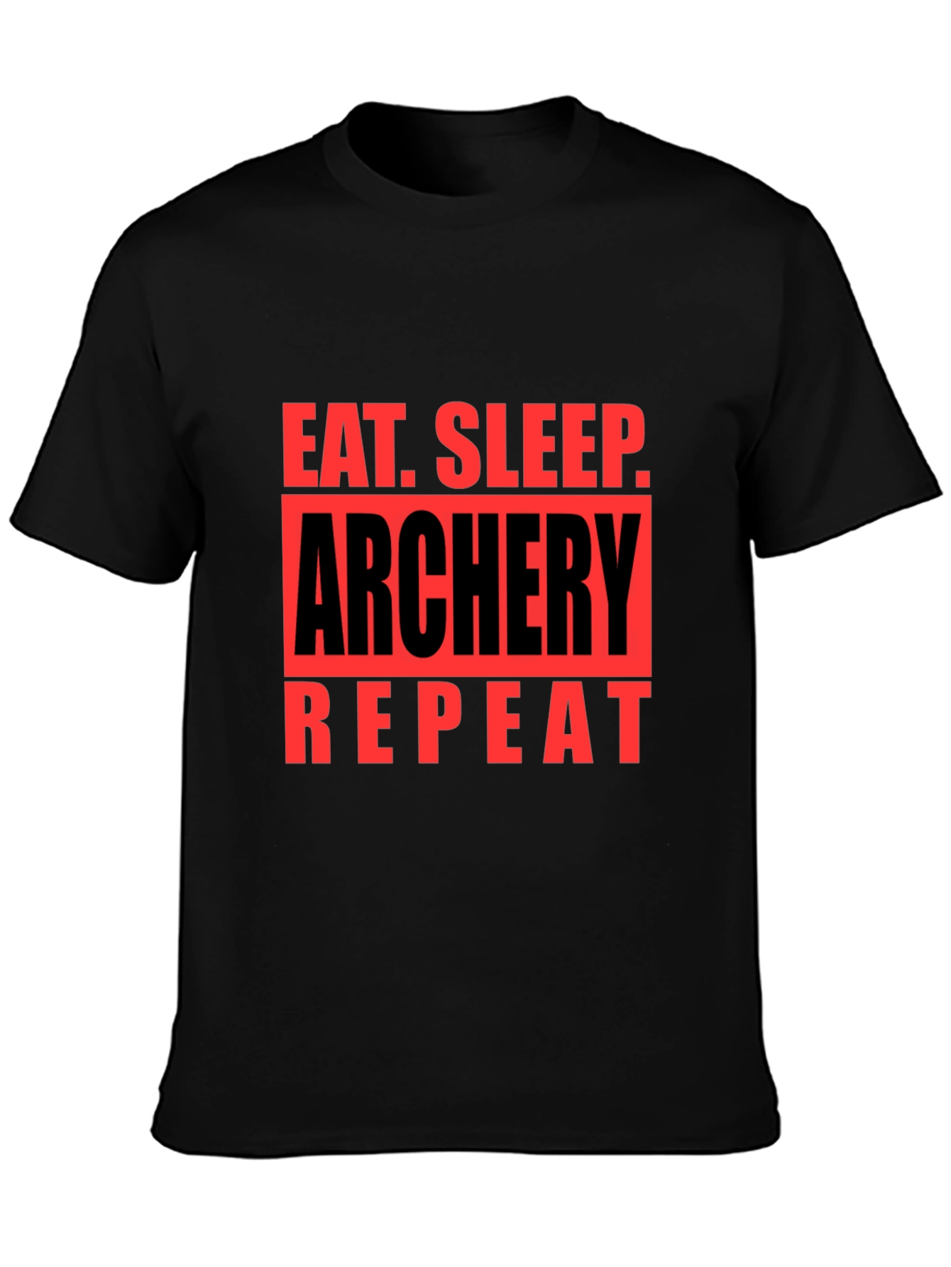 Eat Sleep Archery Repeat Graphic T-Shirt