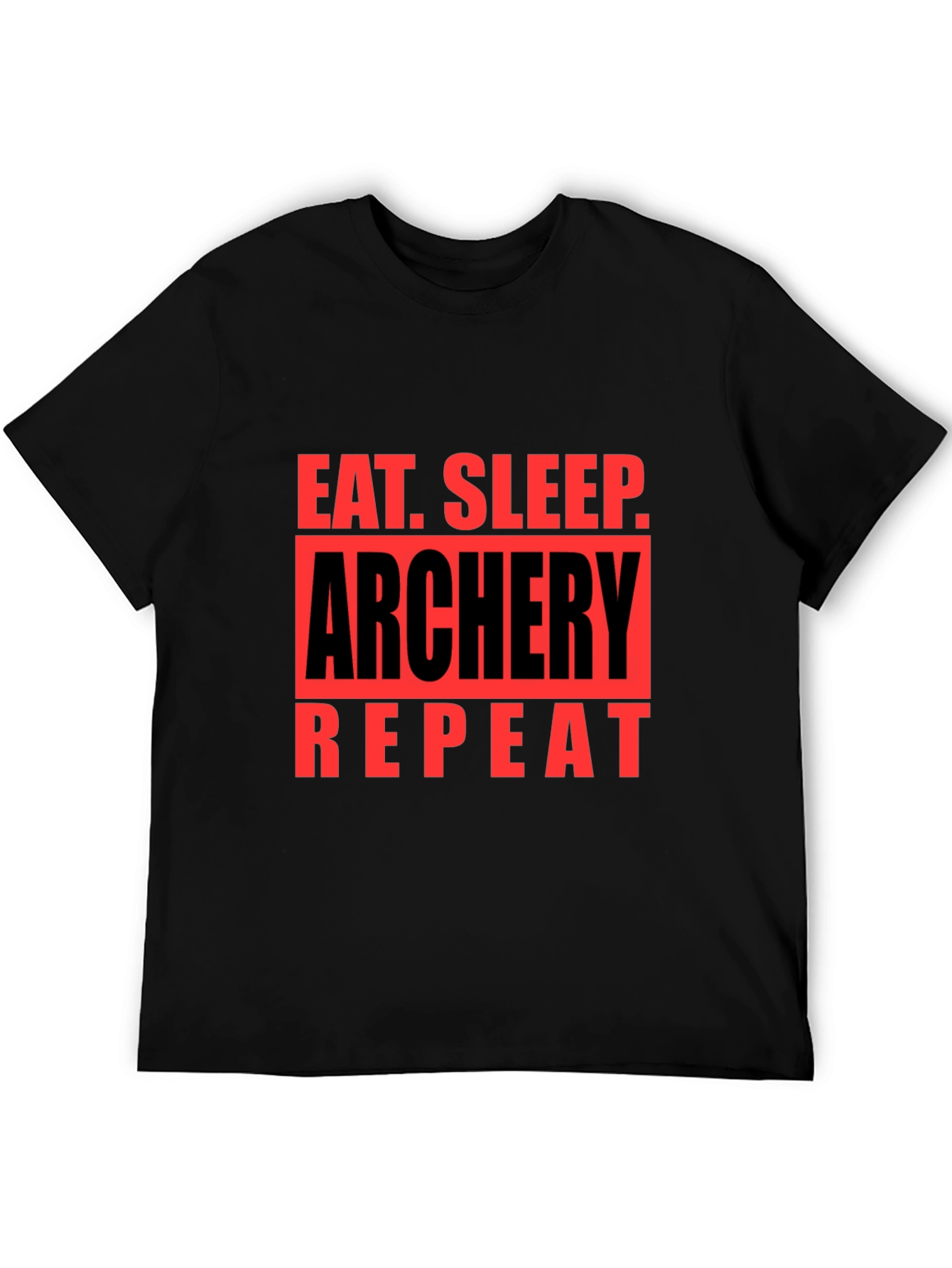 Eat Sleep Archery Repeat Graphic T-Shirt