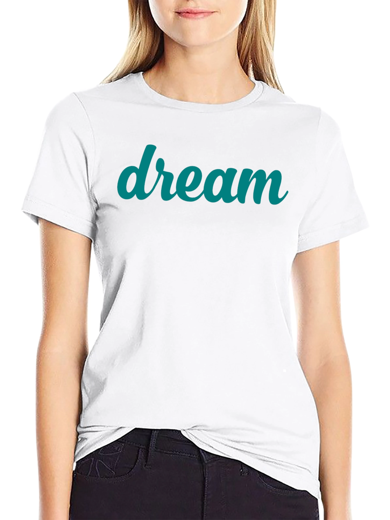 Dream Script Tee - Black