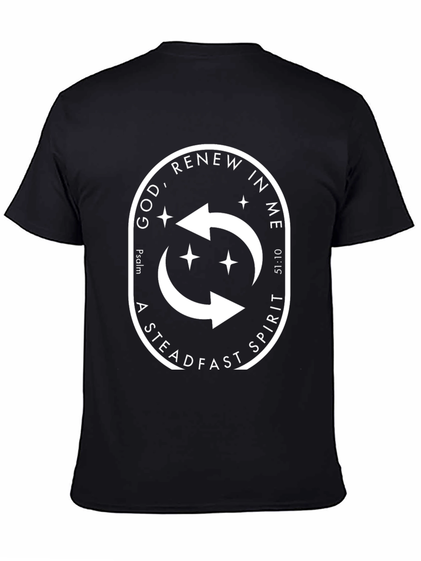 Renew In Me T-Shirt - Religious Graphic Tee