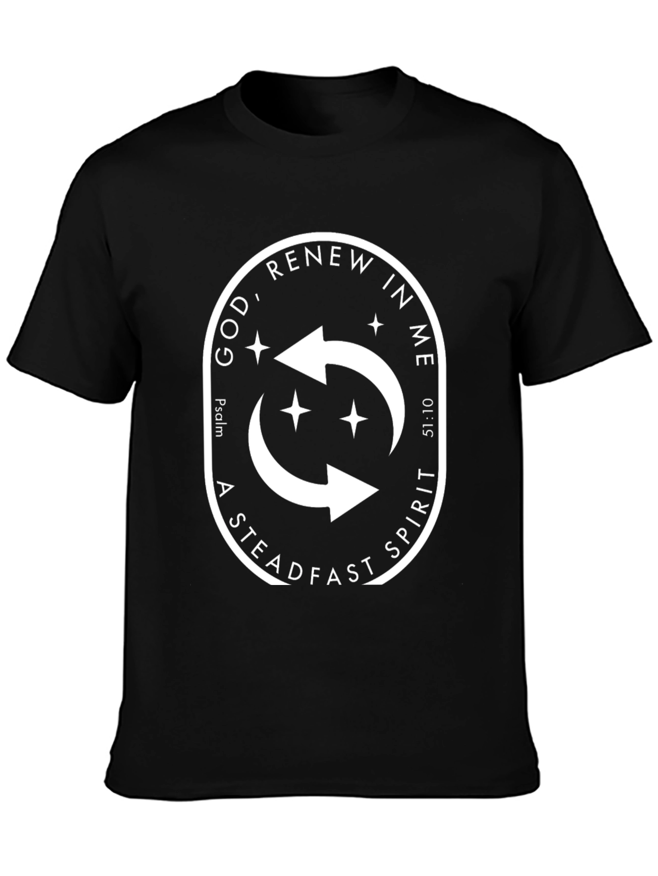 Renew In Me T-Shirt - Religious Graphic Tee
