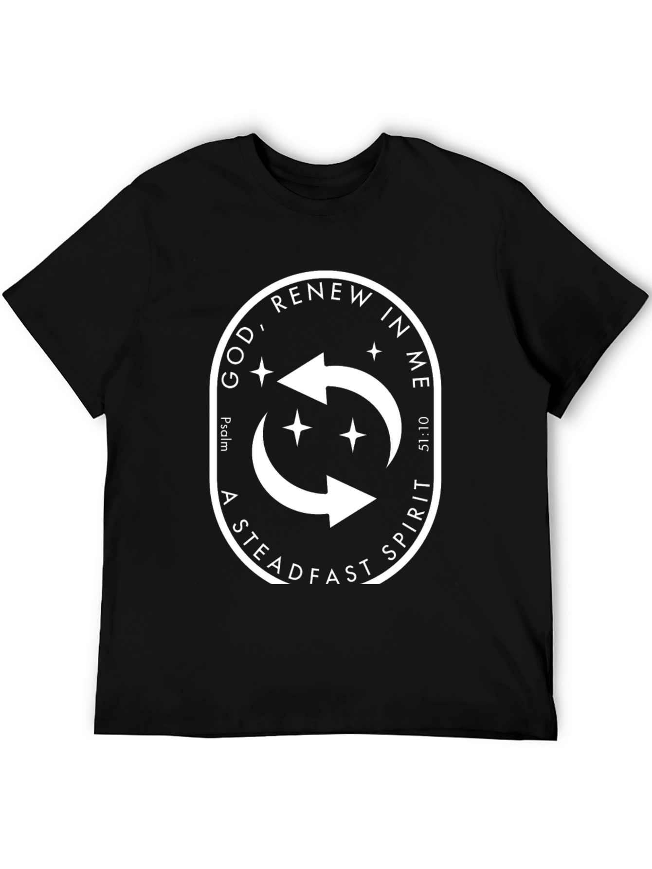 Renew In Me T-Shirt - Religious Graphic Tee
