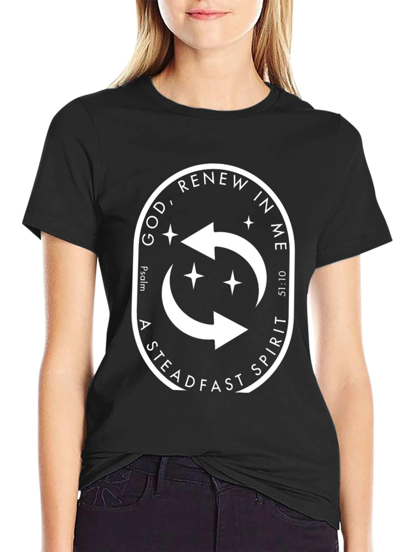 Renew In Me T-Shirt - Religious Graphic Tee