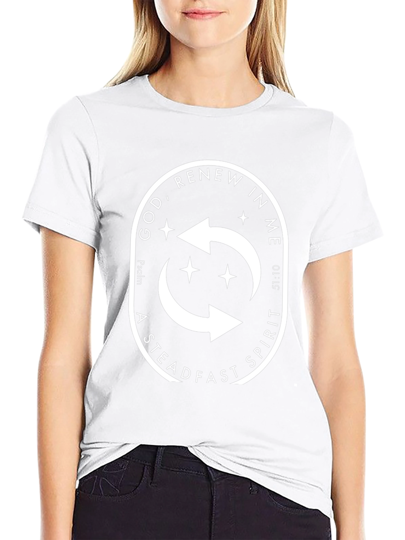 Renew In Me T-Shirt - Religious Graphic Tee