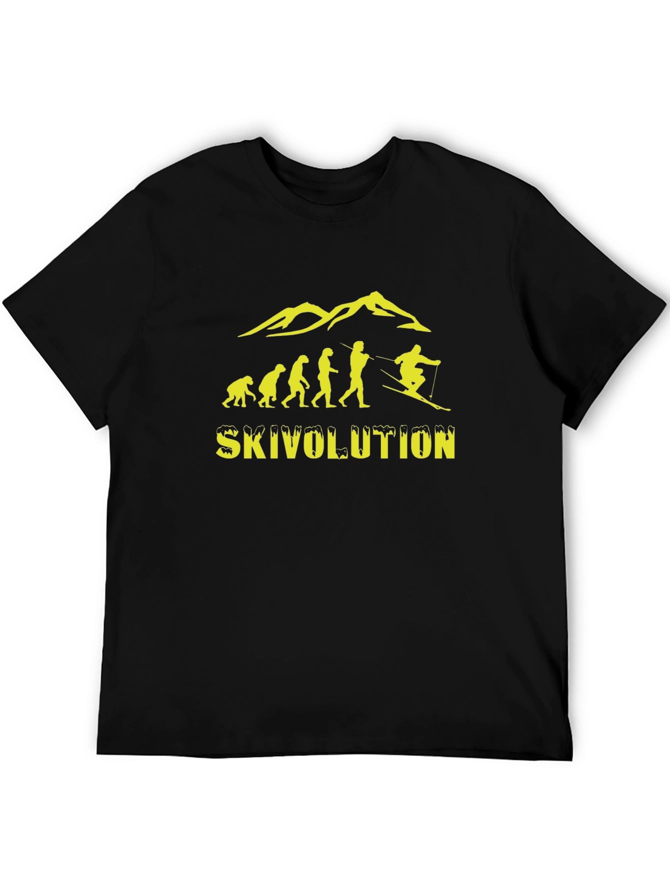 Skivolution T-Shirt - Ski Evolution Humor Tee