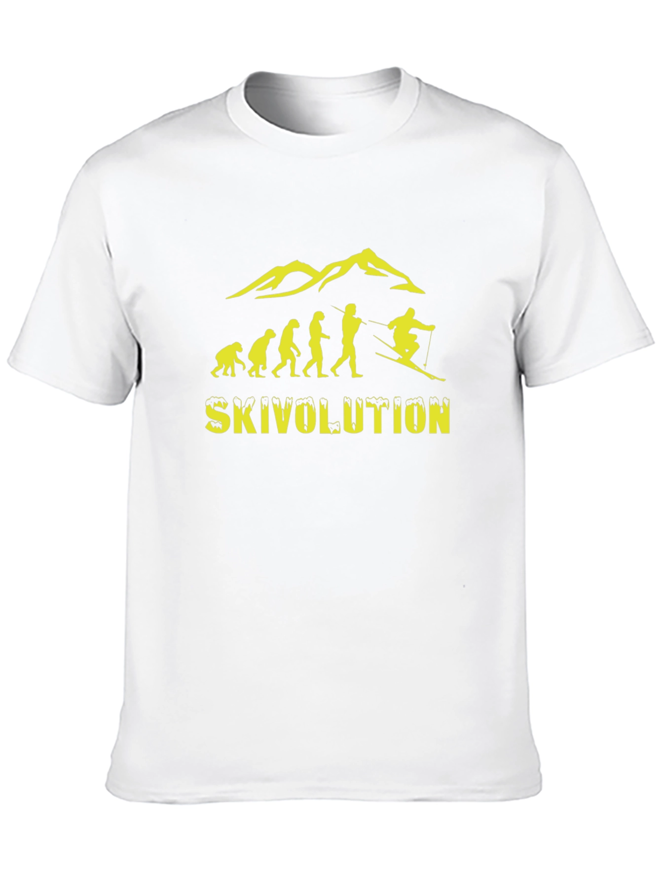 Skivolution T-Shirt - Ski Evolution Humor Tee