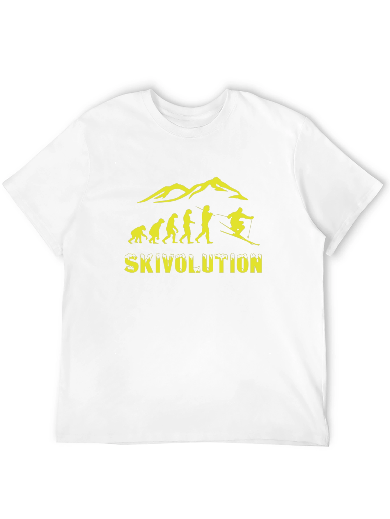 Skivolution T-Shirt - Ski Evolution Humor Tee