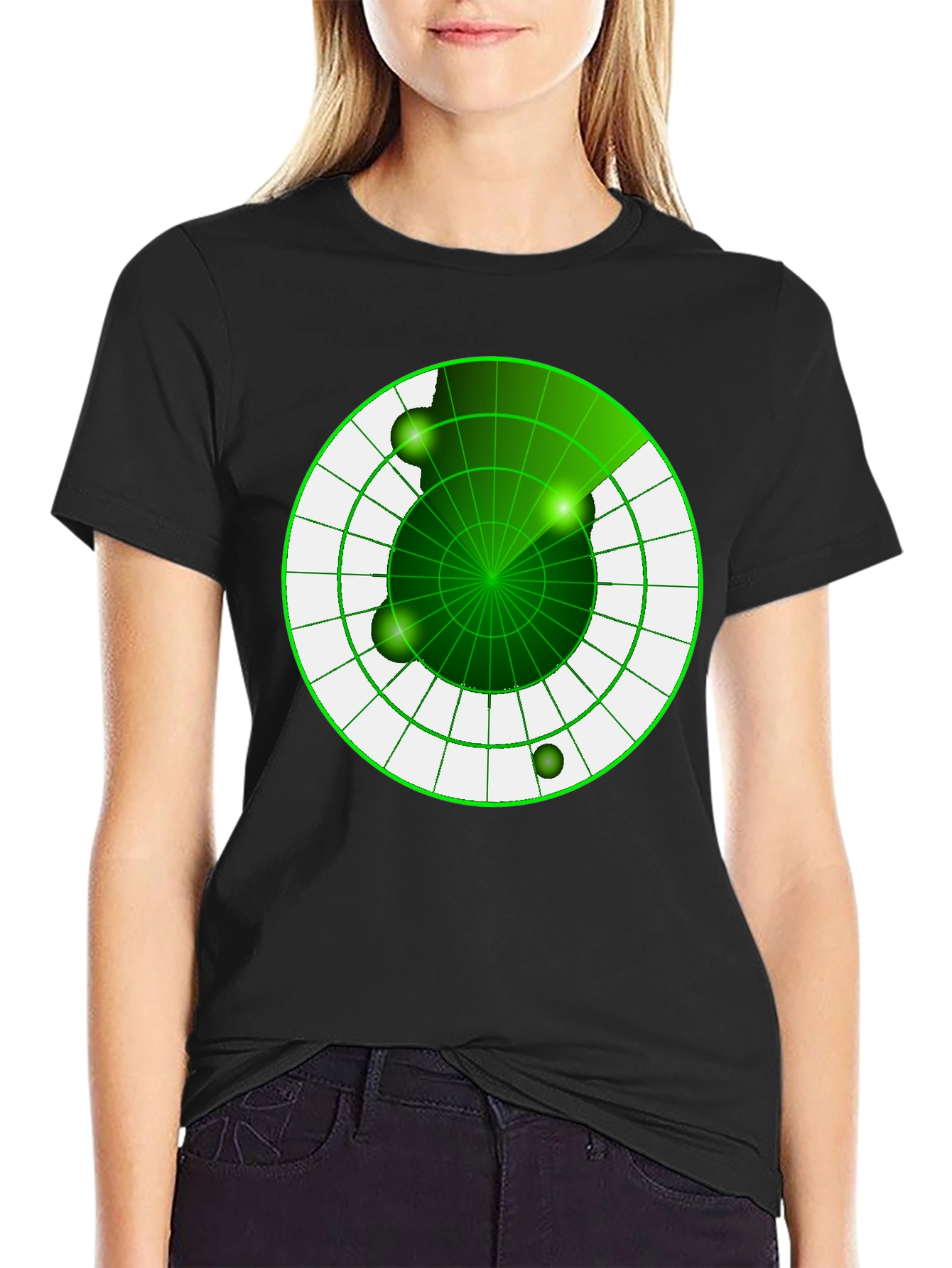 Radar Screen Graphic T-Shirt