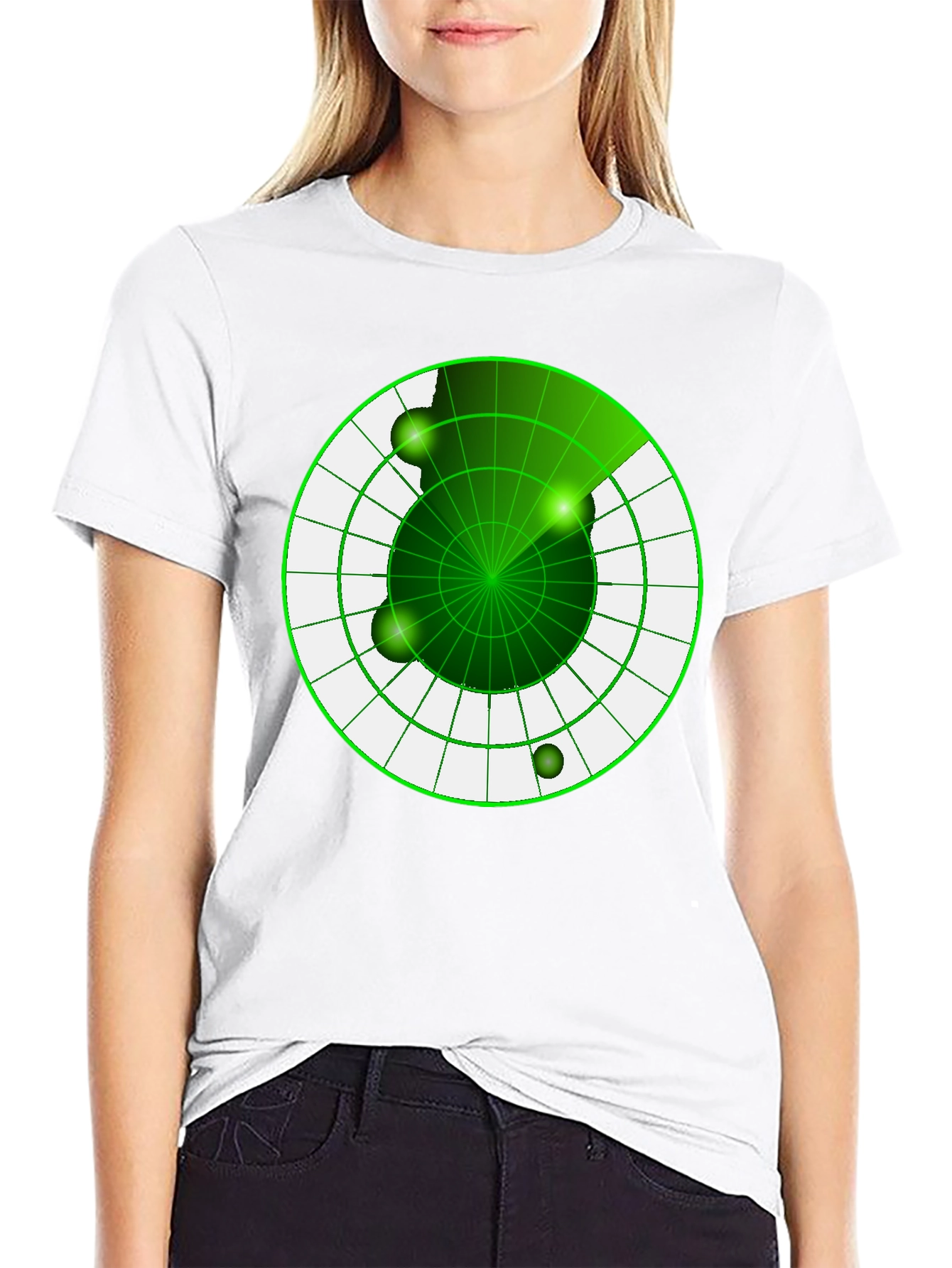 Radar Screen Graphic T-Shirt