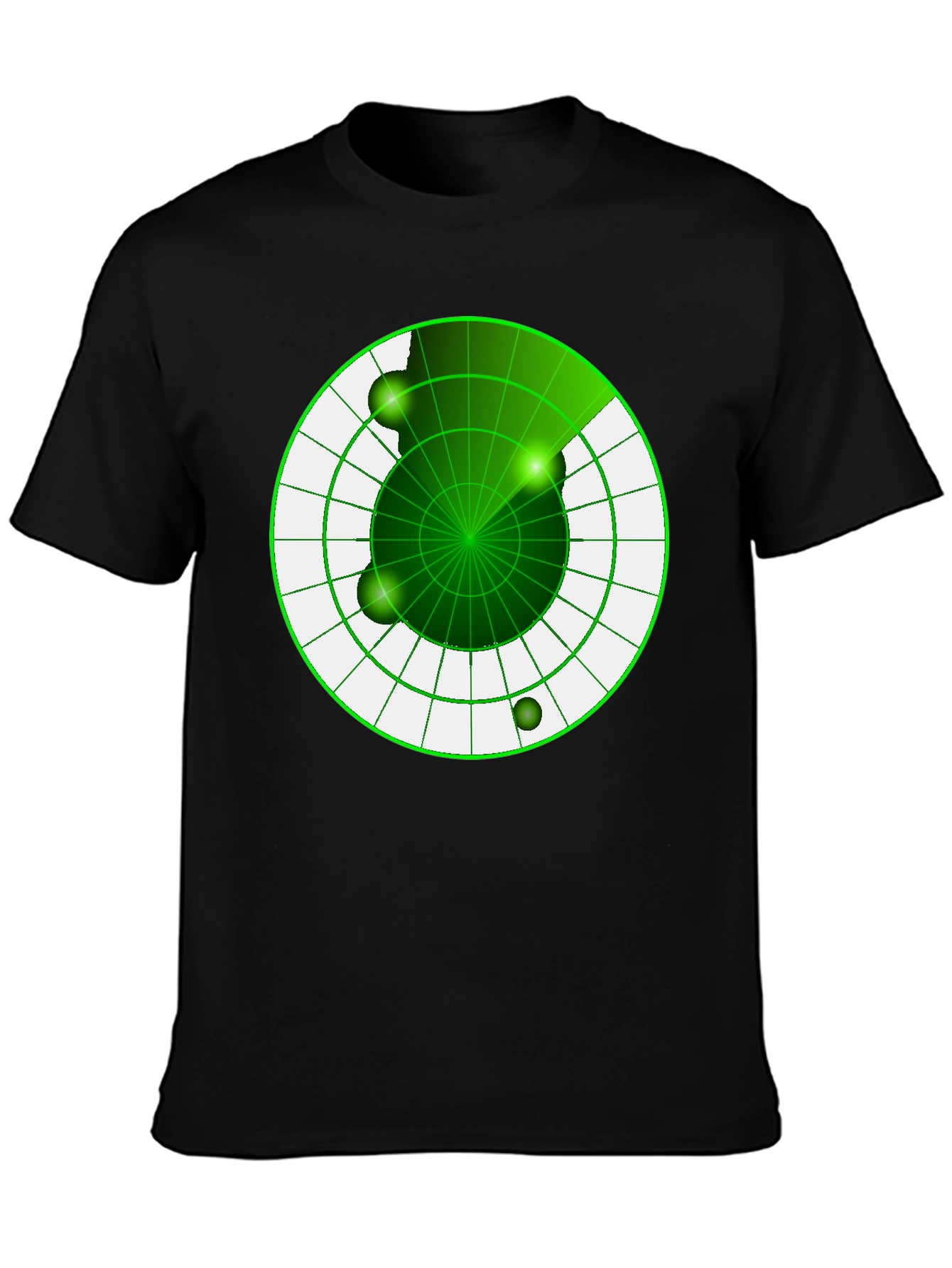 Radar Screen Graphic T-Shirt