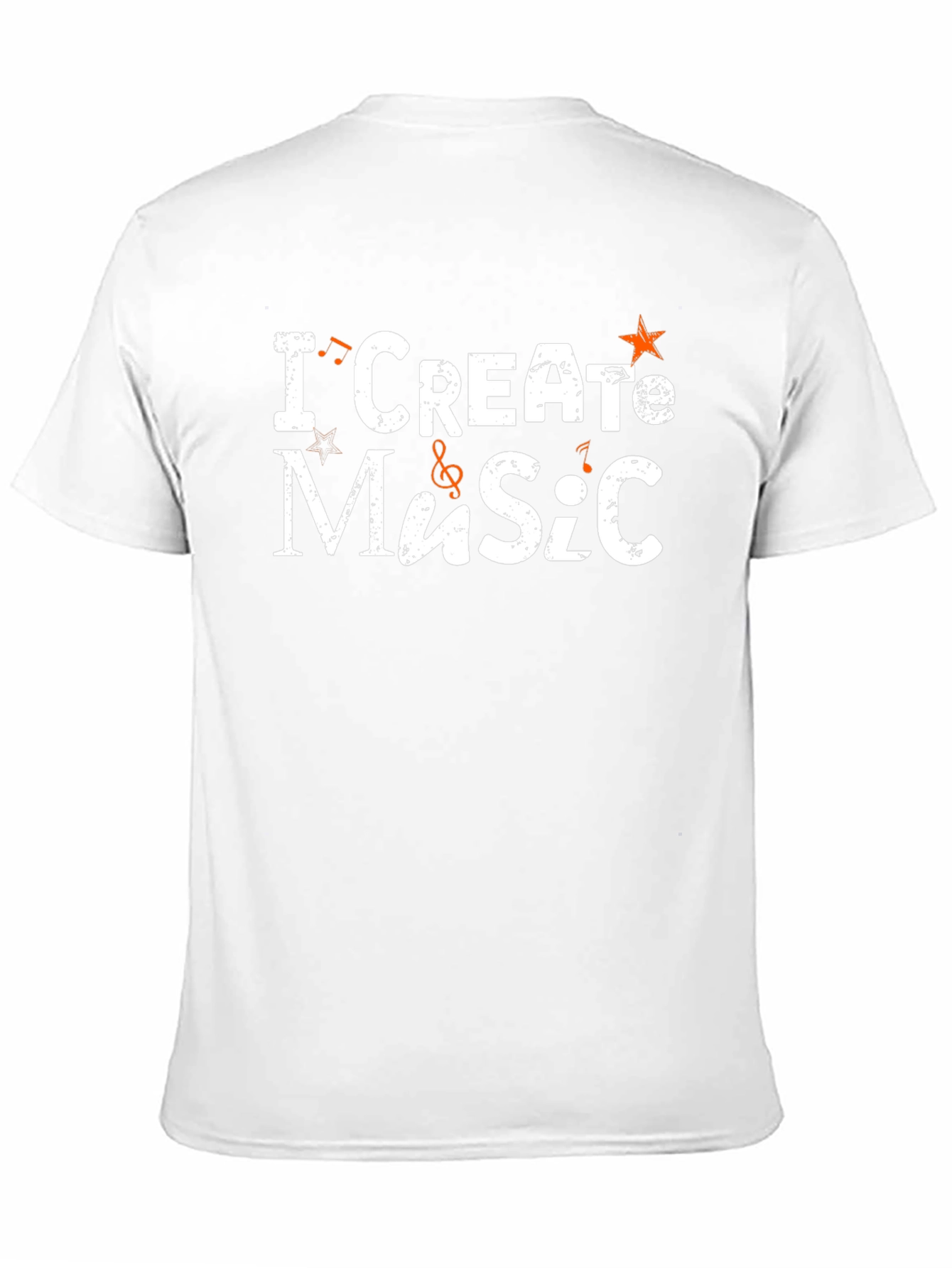 I Create Music Graphic Tee - Black Cotton T-Shirt