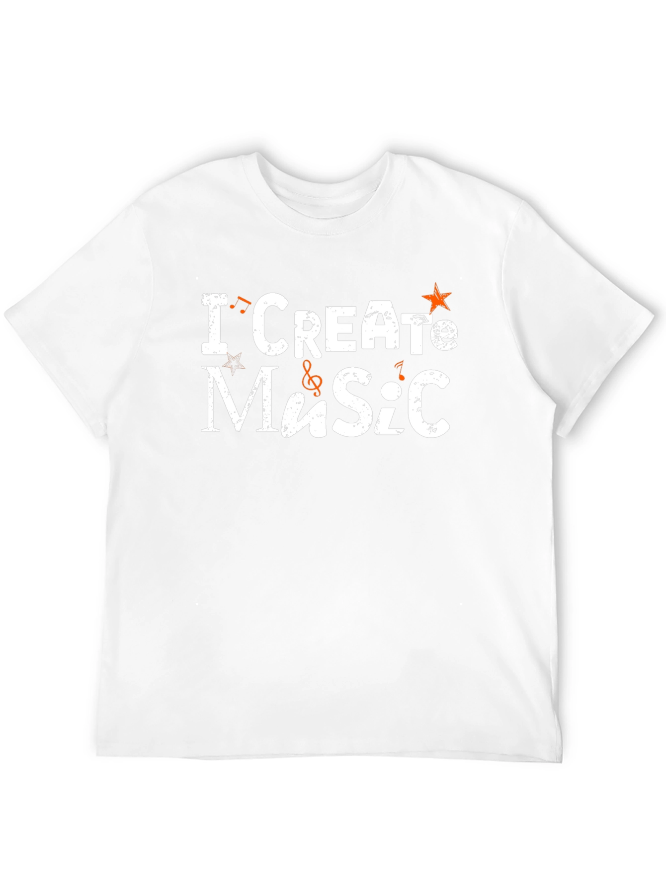 I Create Music Graphic Tee - Black Cotton T-Shirt