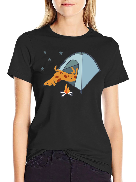 Dog Camping T-Shirt - Relaxed Camper Tee