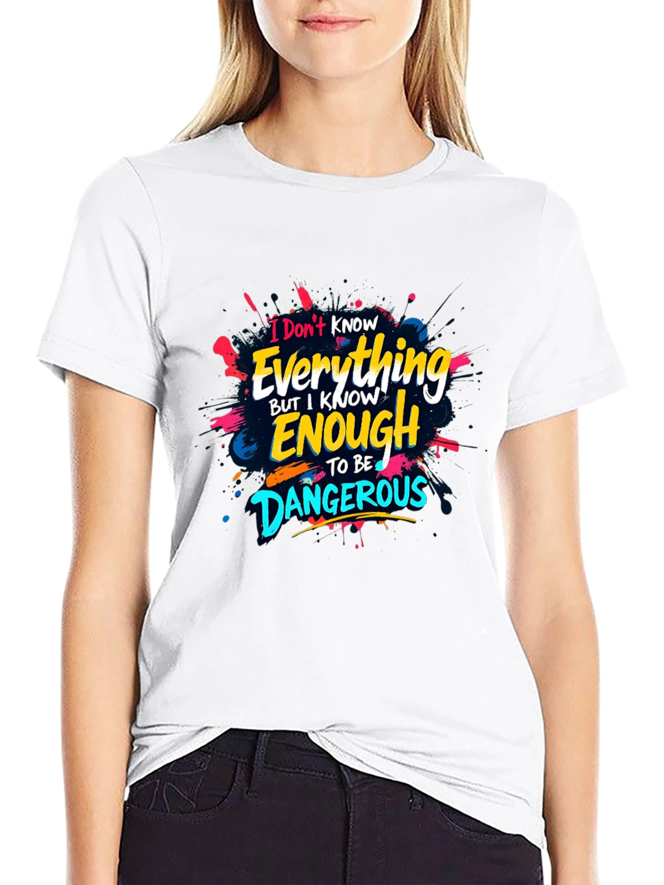 Funny Graphic Tee - Dangerous Knowledge