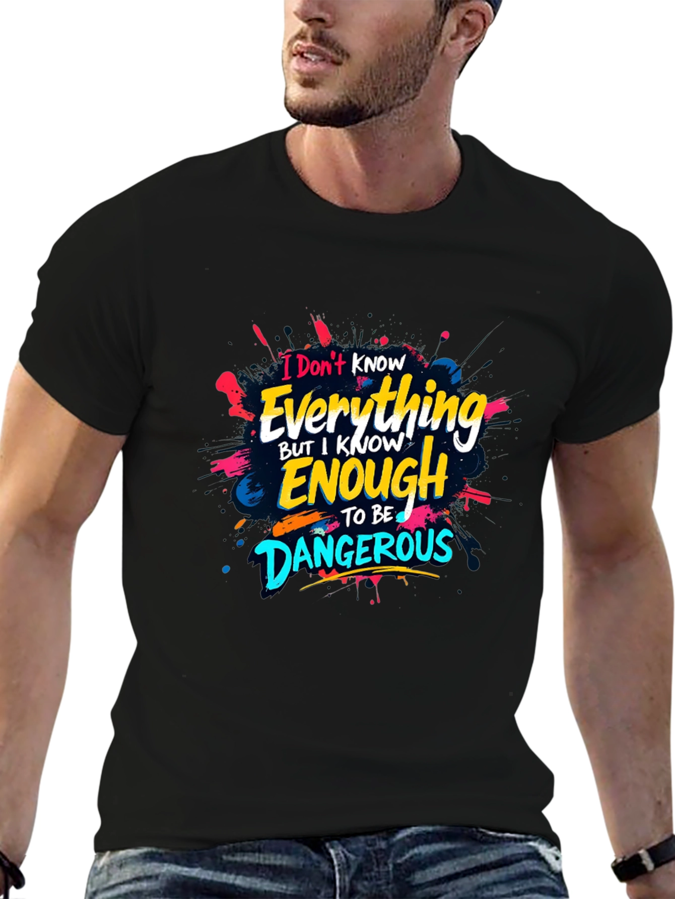 Funny Graphic Tee - Dangerous Knowledge