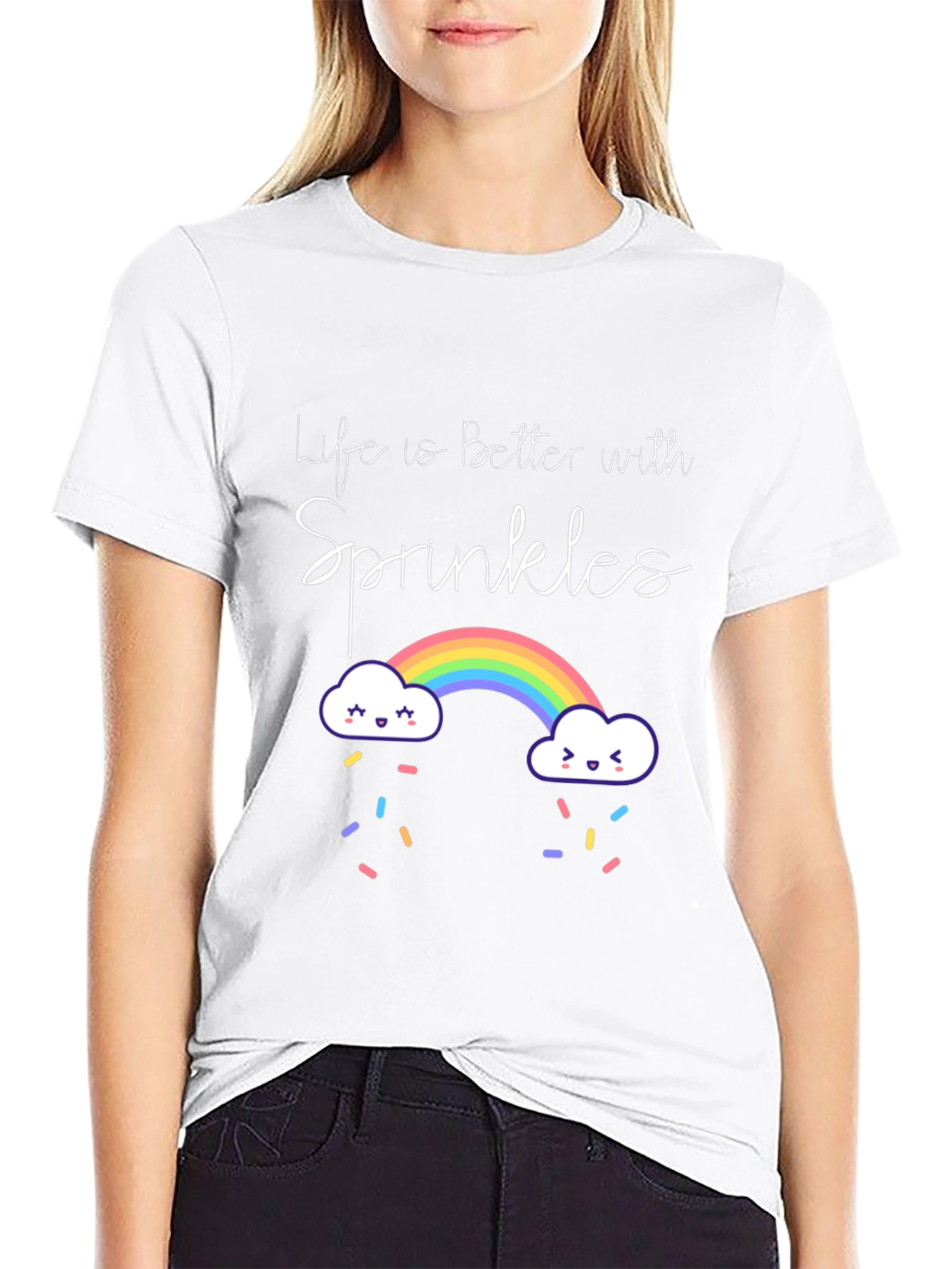 Sprinkles Rainbow Graphic Tee