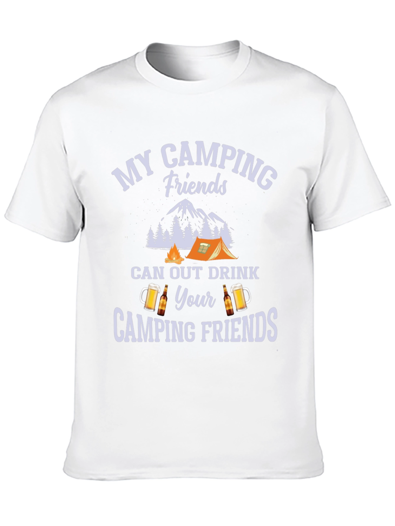 Camping Friends Drink Out T-Shirt