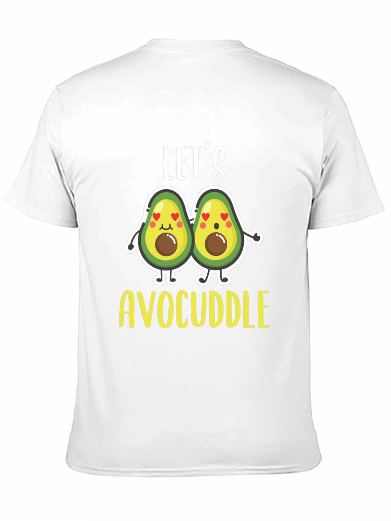 Lets Avocuddle Black T-Shirt