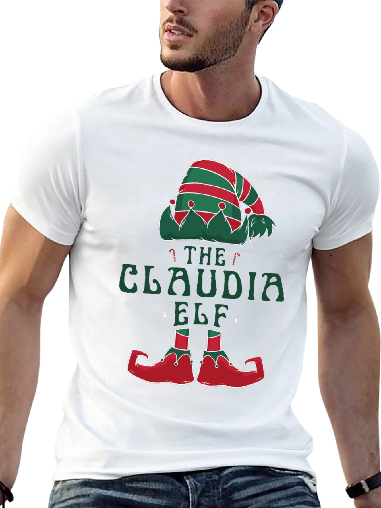 Claudia Elf Christmas T-Shirt
