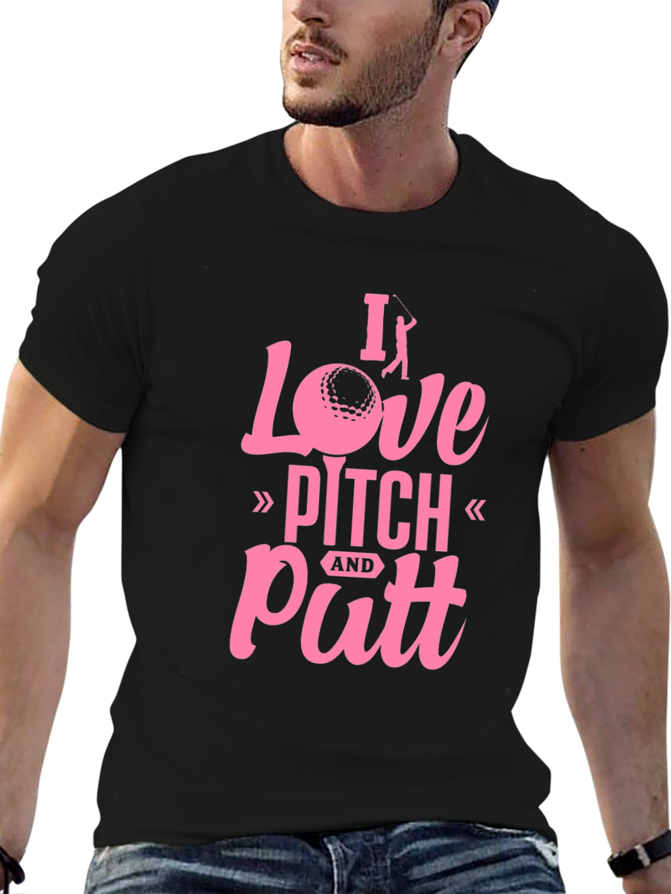 I Love Pitch and Putt Golf T-Shirt
