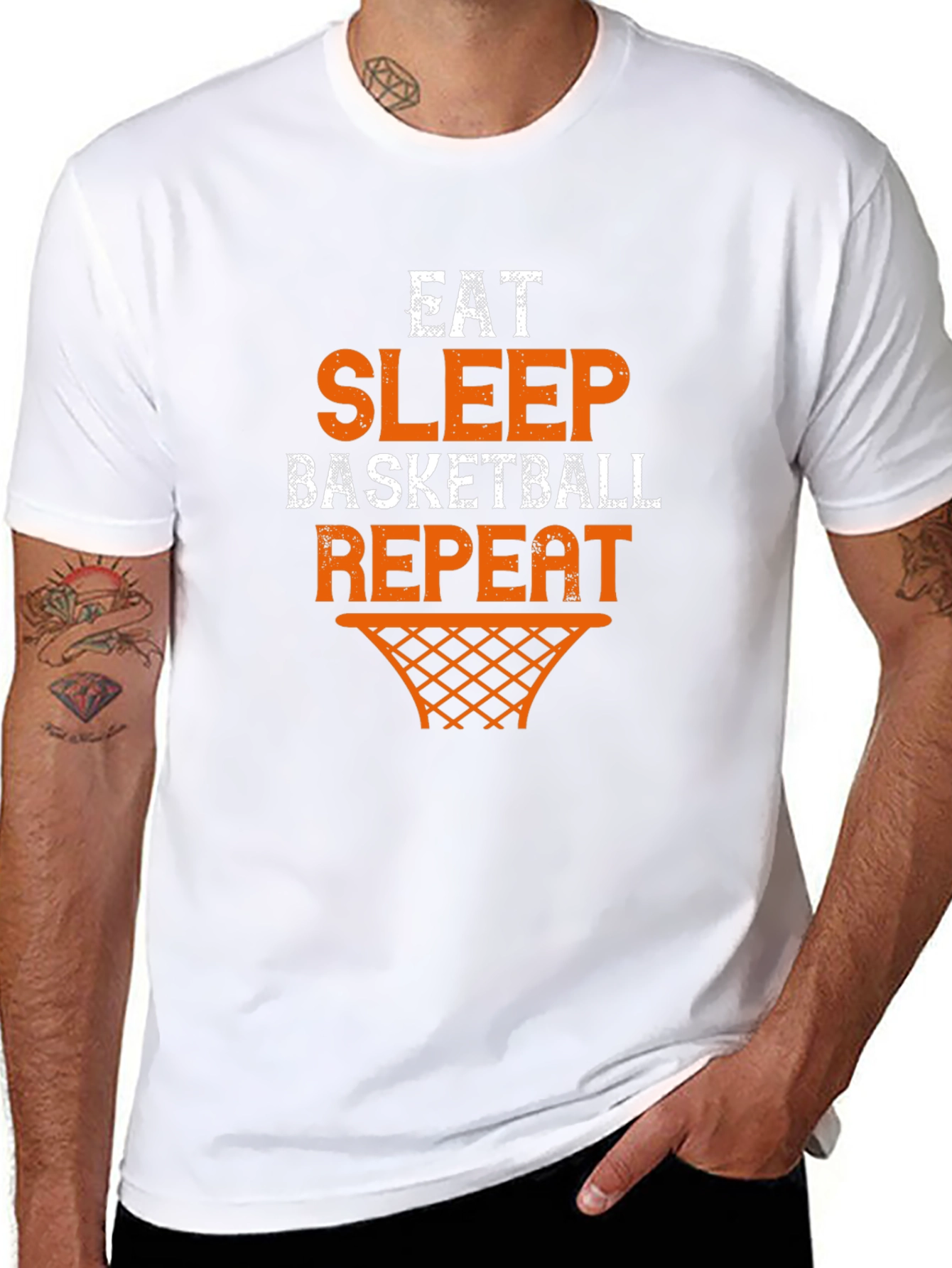 Eat Sleep Basketball Repeat T-Shirt