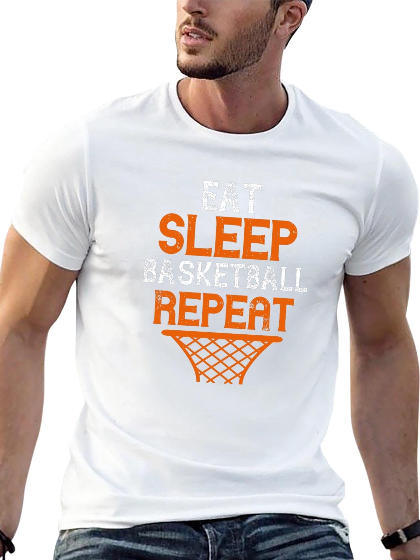 Eat Sleep Basketball Repeat T-Shirt