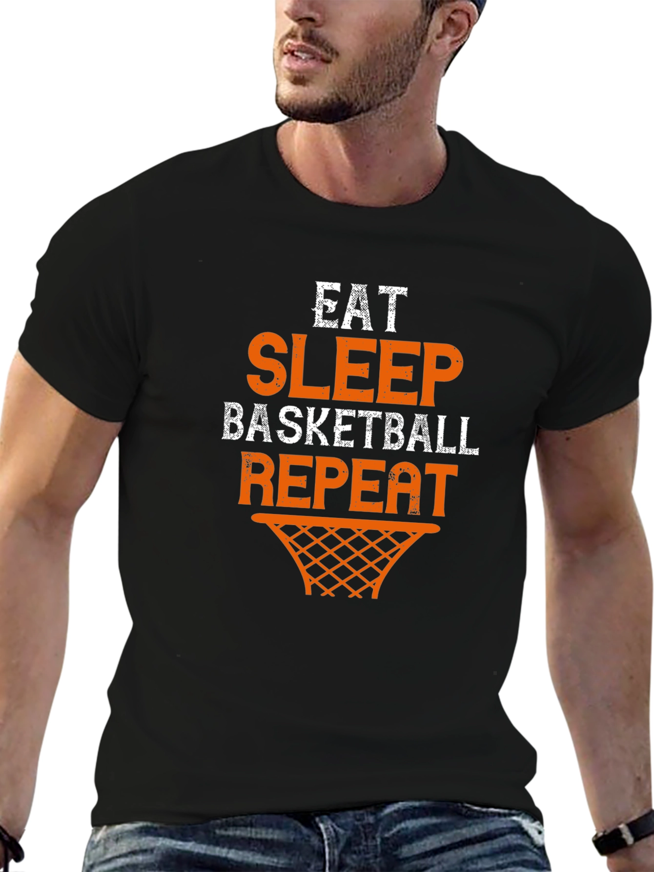 Eat Sleep Basketball Repeat T-Shirt