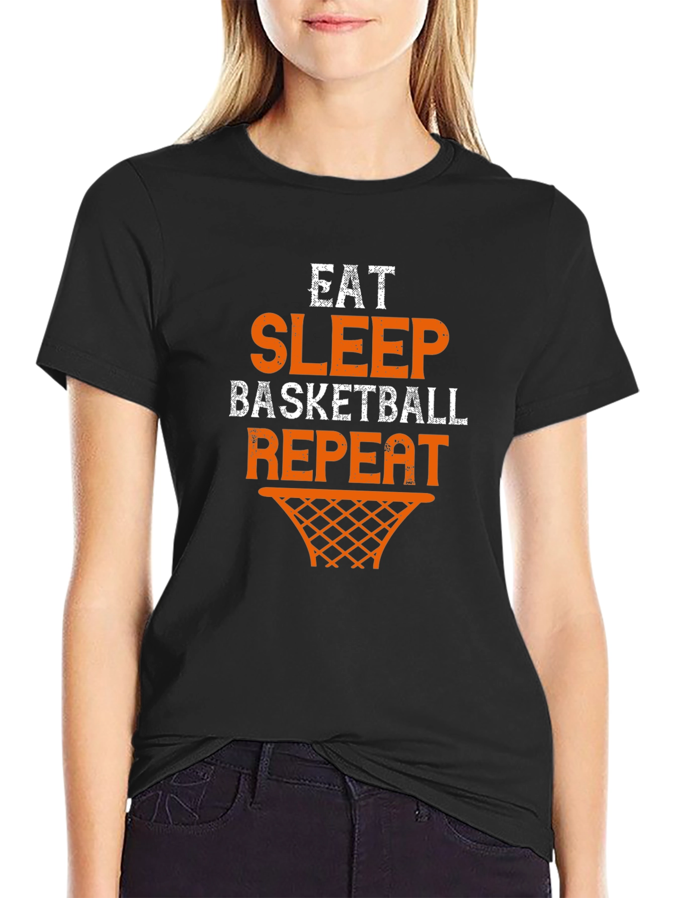 Eat Sleep Basketball Repeat T-Shirt