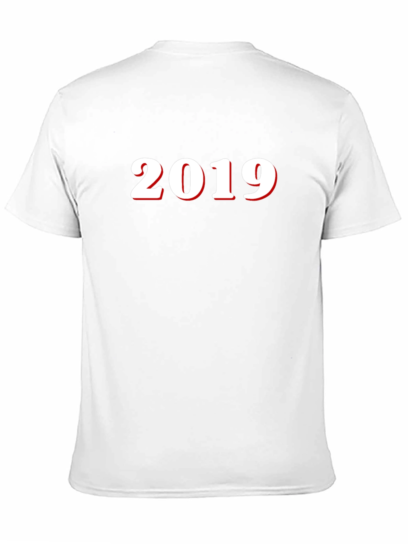 2019 Graphic Tee - Black Cotton Blend T-Shirt