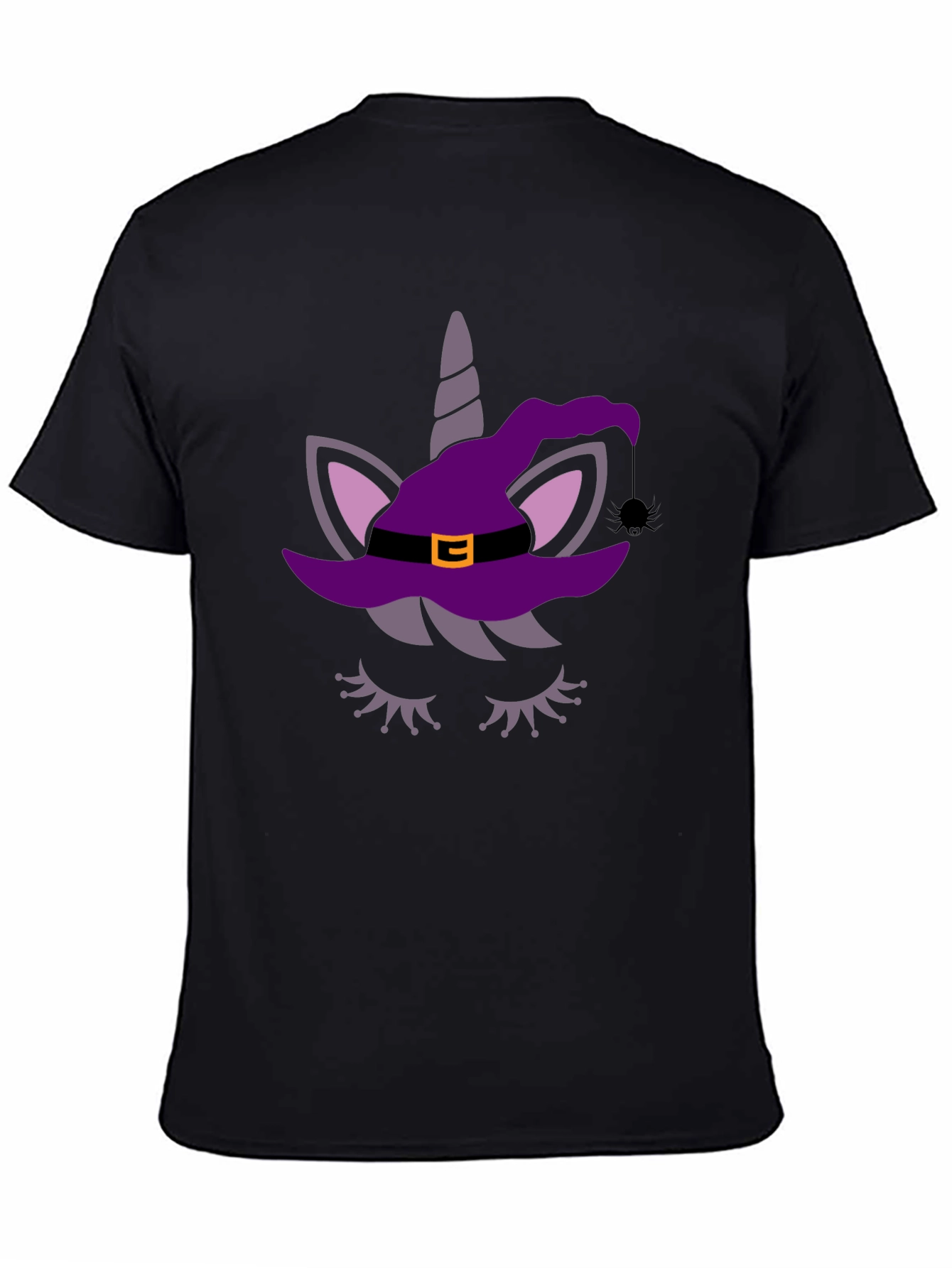 Unicorn Witch Halloween Graphic Tee