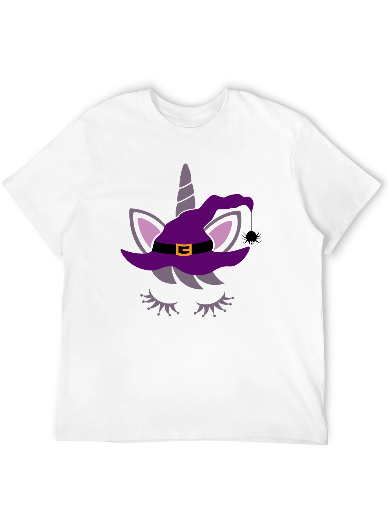 Unicorn Witch Halloween Graphic Tee