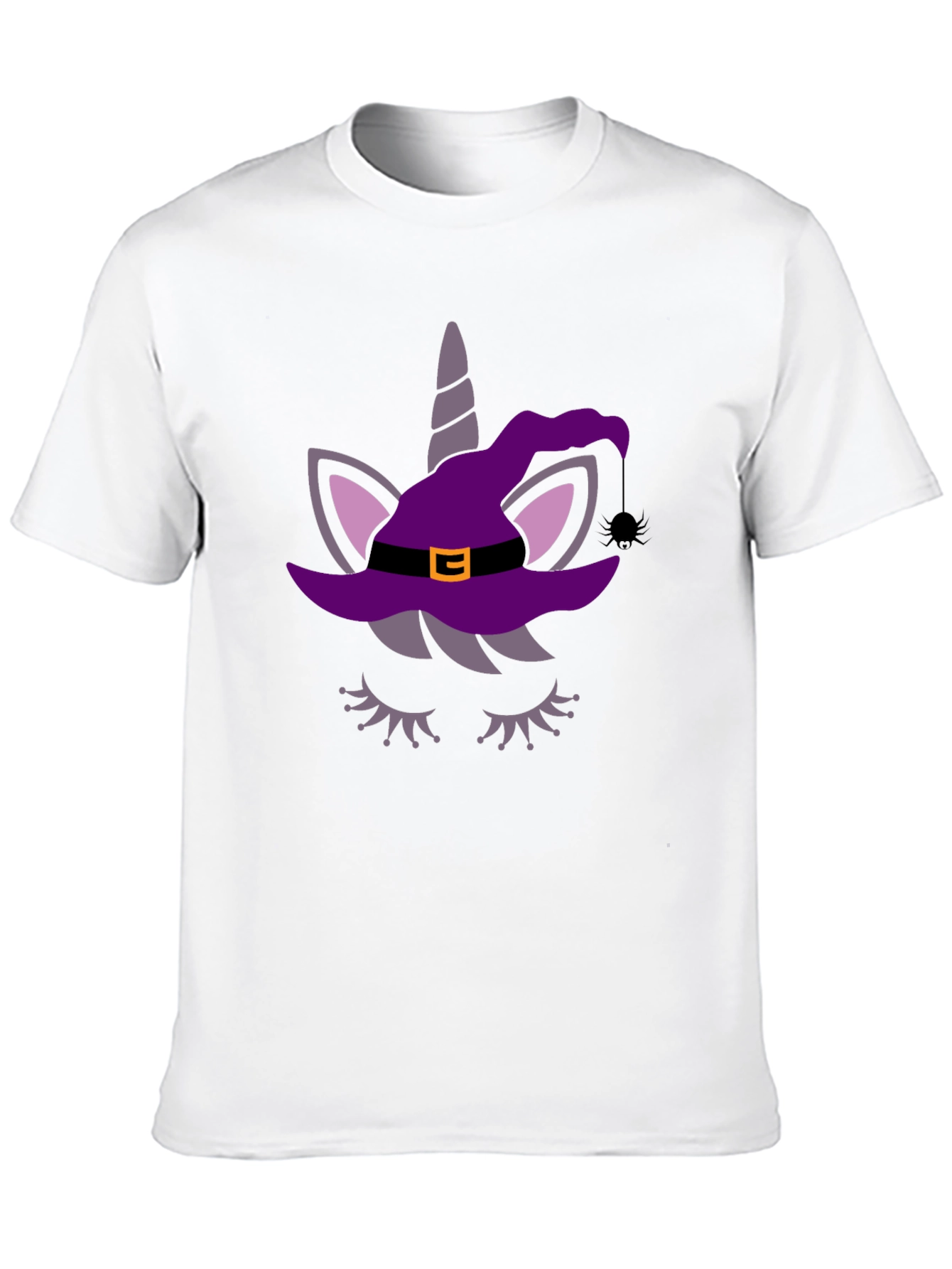 Unicorn Witch Halloween Graphic Tee