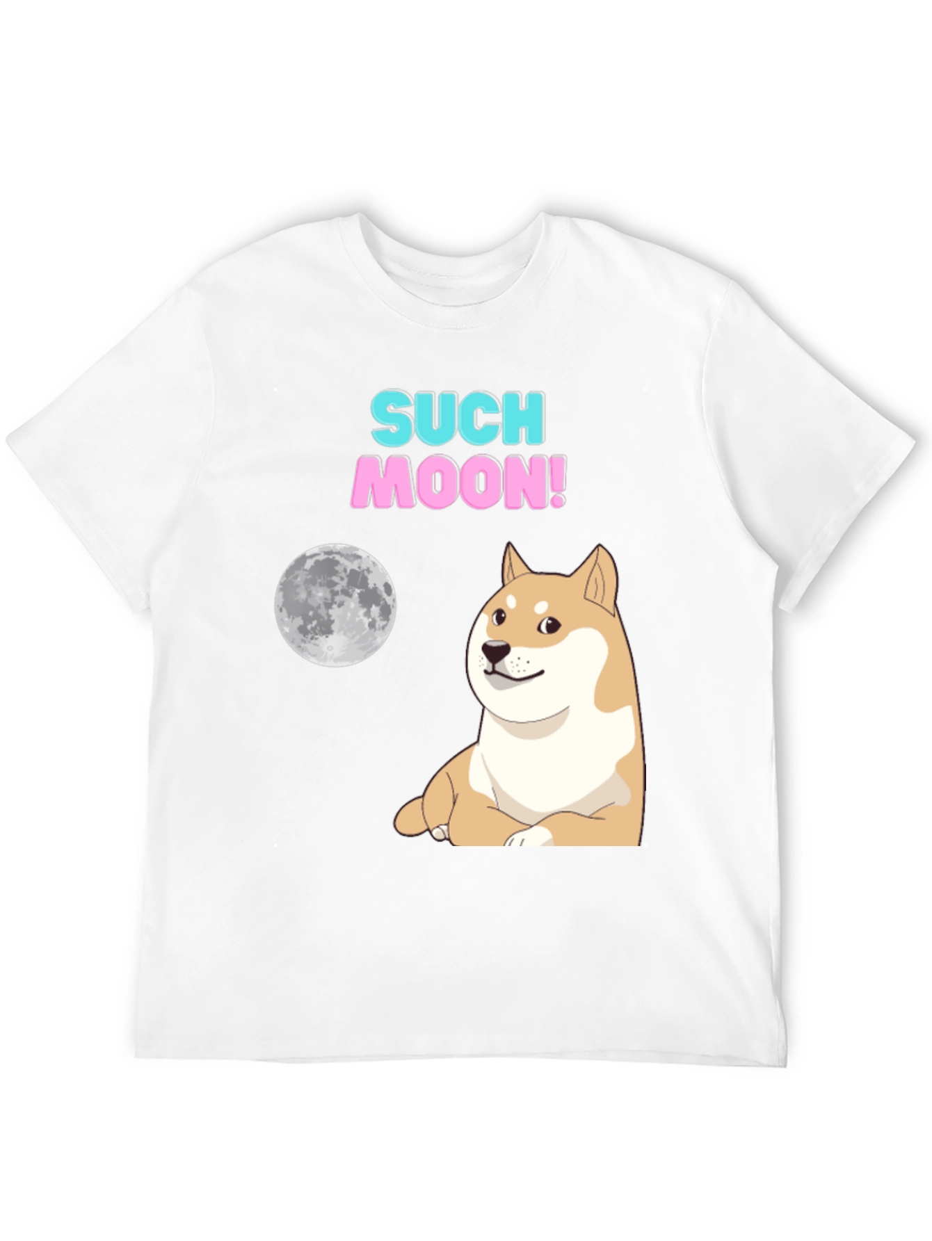 Such Moon! Meme Dog Graphic T-Shirt