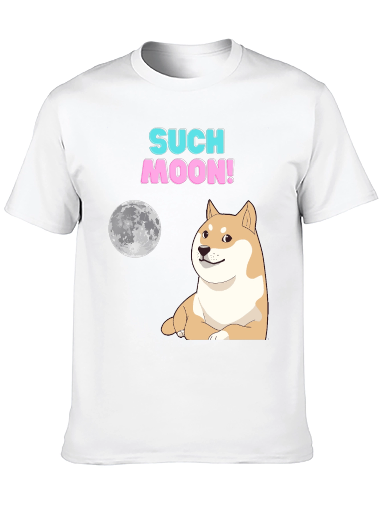 Such Moon! Meme Dog Graphic T-Shirt