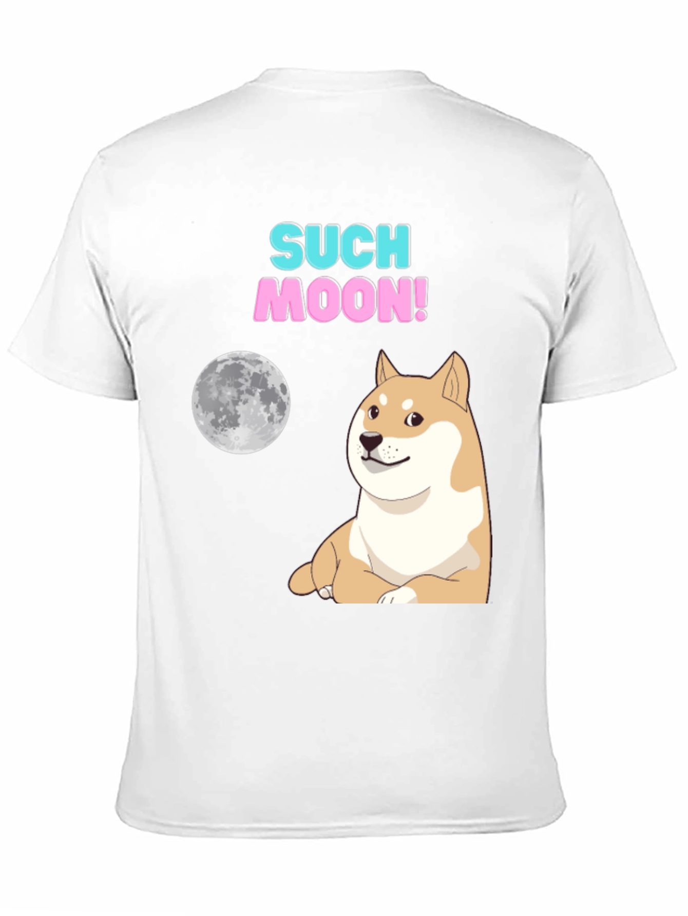 Such Moon! Meme Dog Graphic T-Shirt