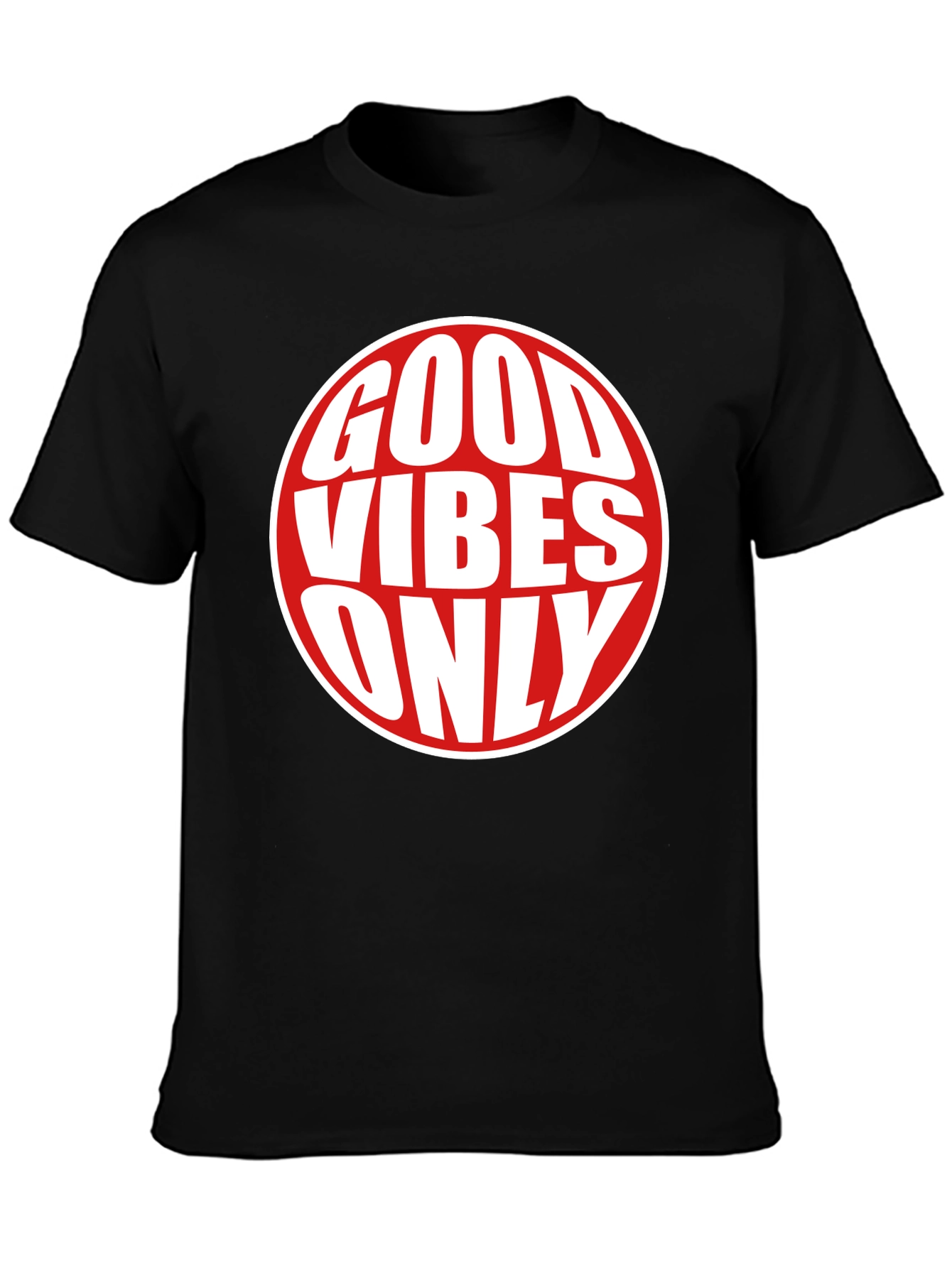 Good Vibes Only Graphic Tee - Black T-Shirt