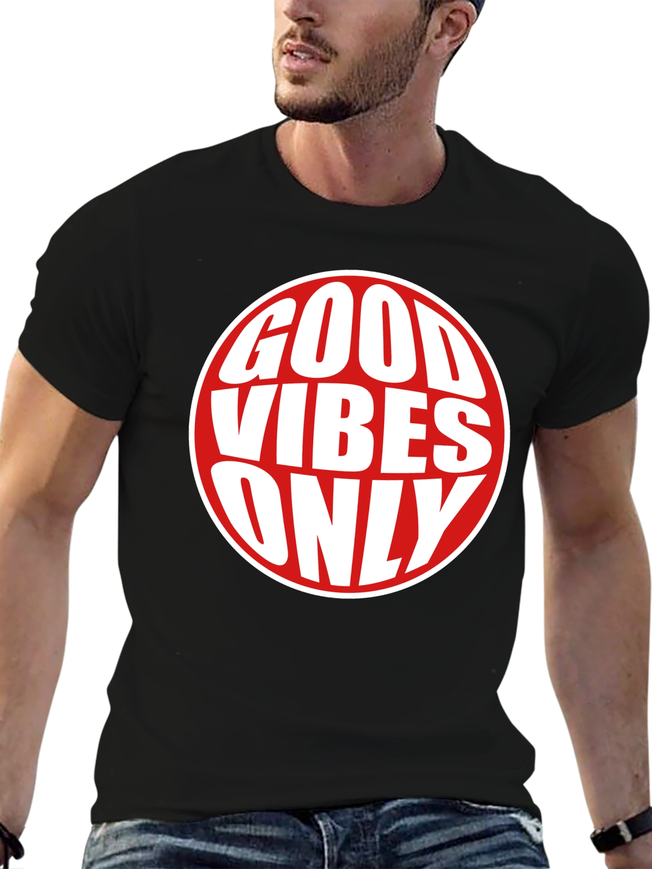 Good Vibes Only Graphic Tee - Black T-Shirt