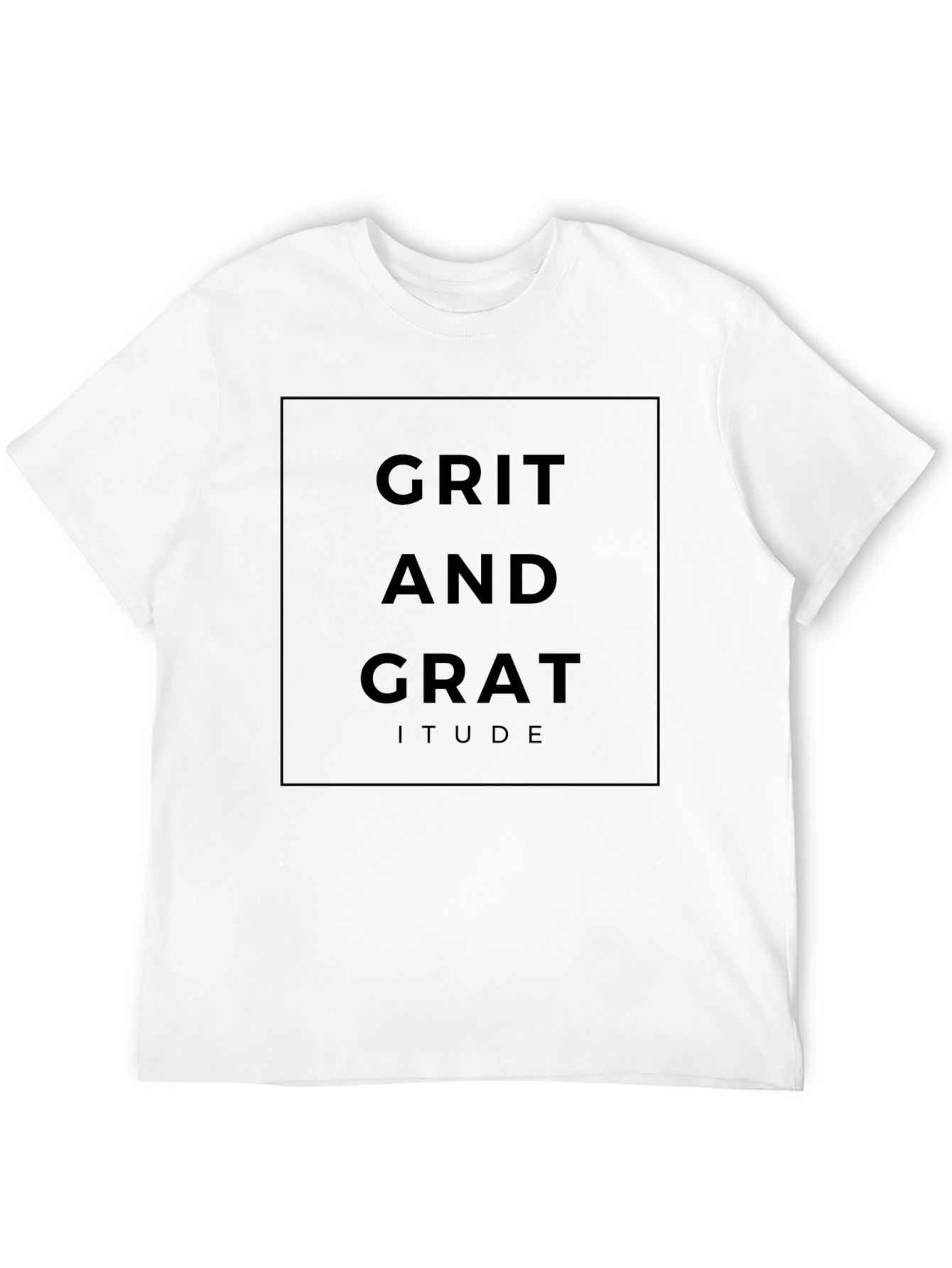 Grit and Gratitude T-Shirt - Inspiring Graphic Tee