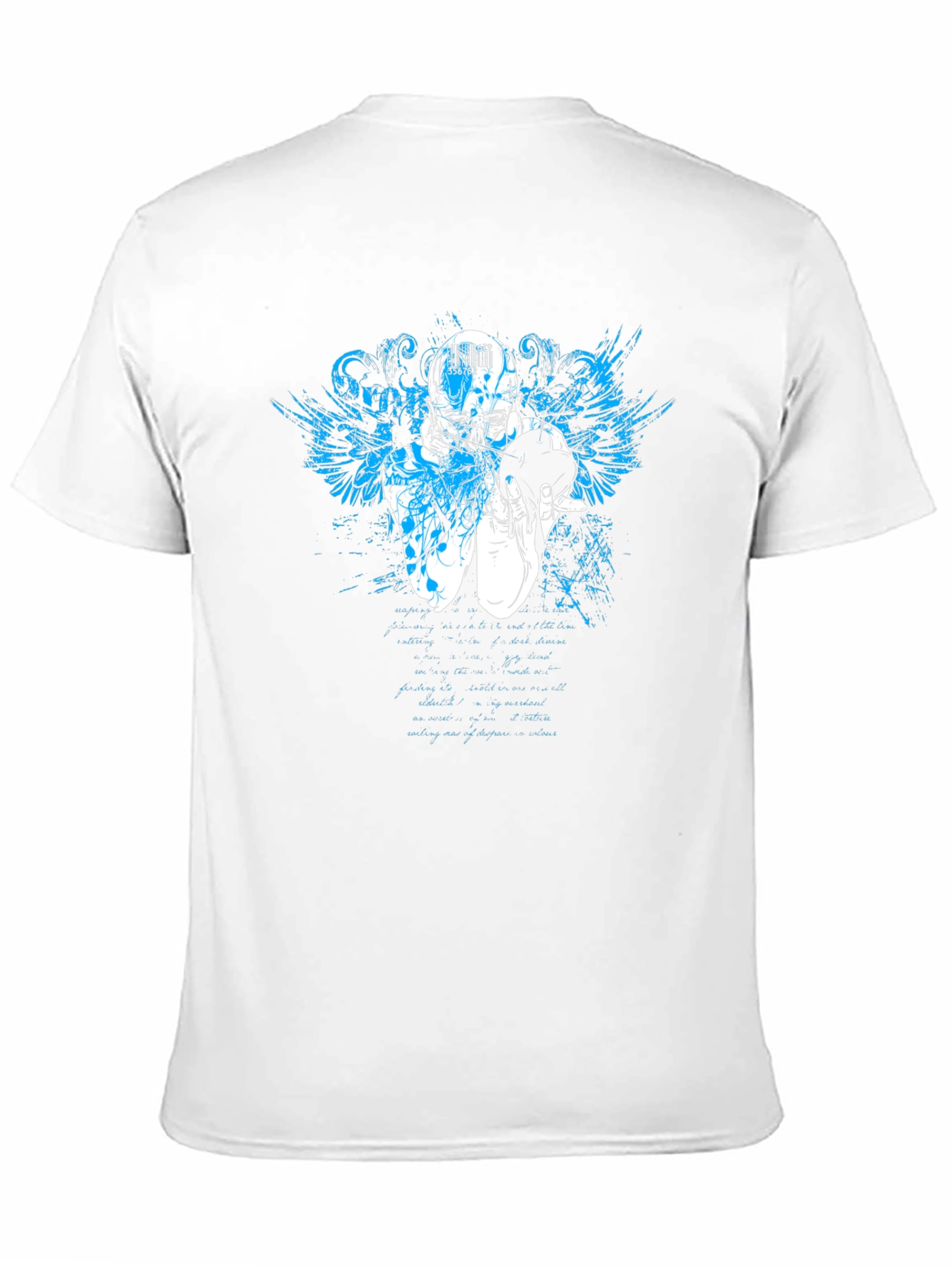 Skull Graphic Print Crew Neck T-Shirt