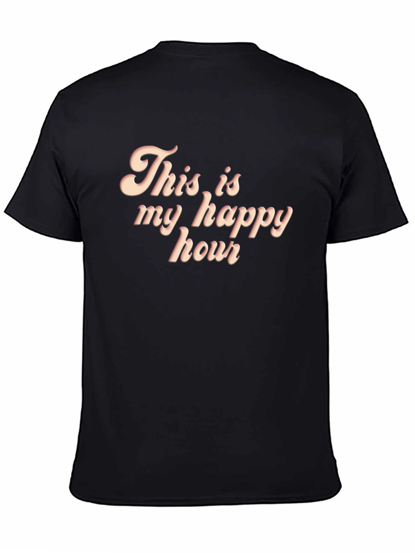 Happy Hour Graphic Tee - Retro Style T-Shirt