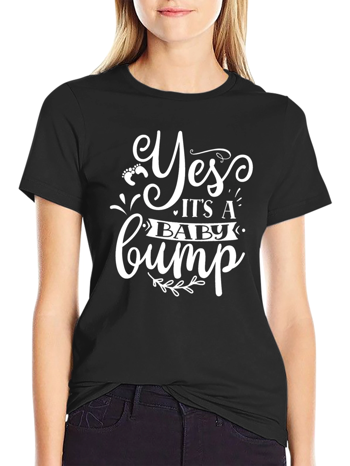 Yes Its A Baby Bump - Pregnancy T-Shirt
