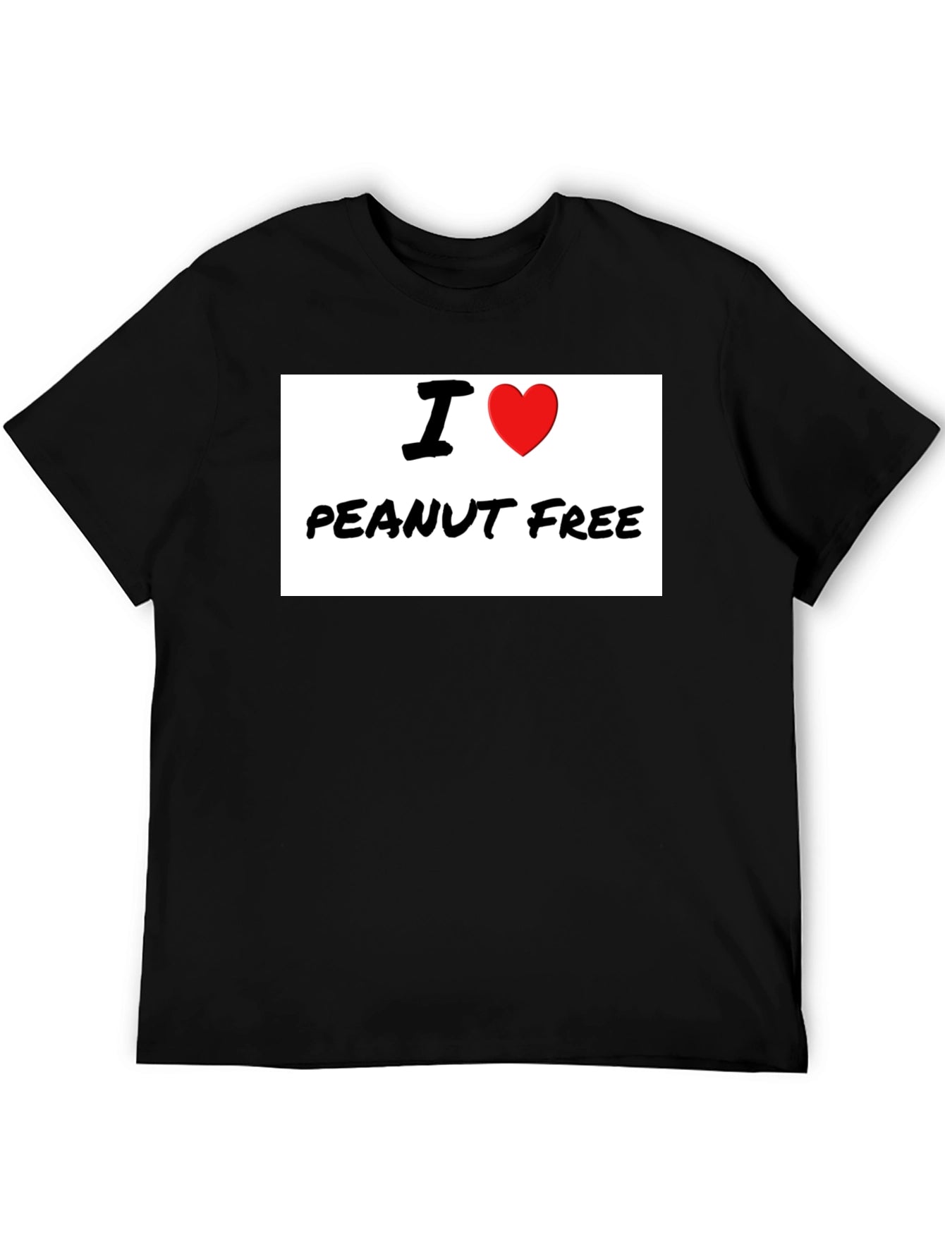 I Heart Peanut Free T-Shirt - Allergy Awareness