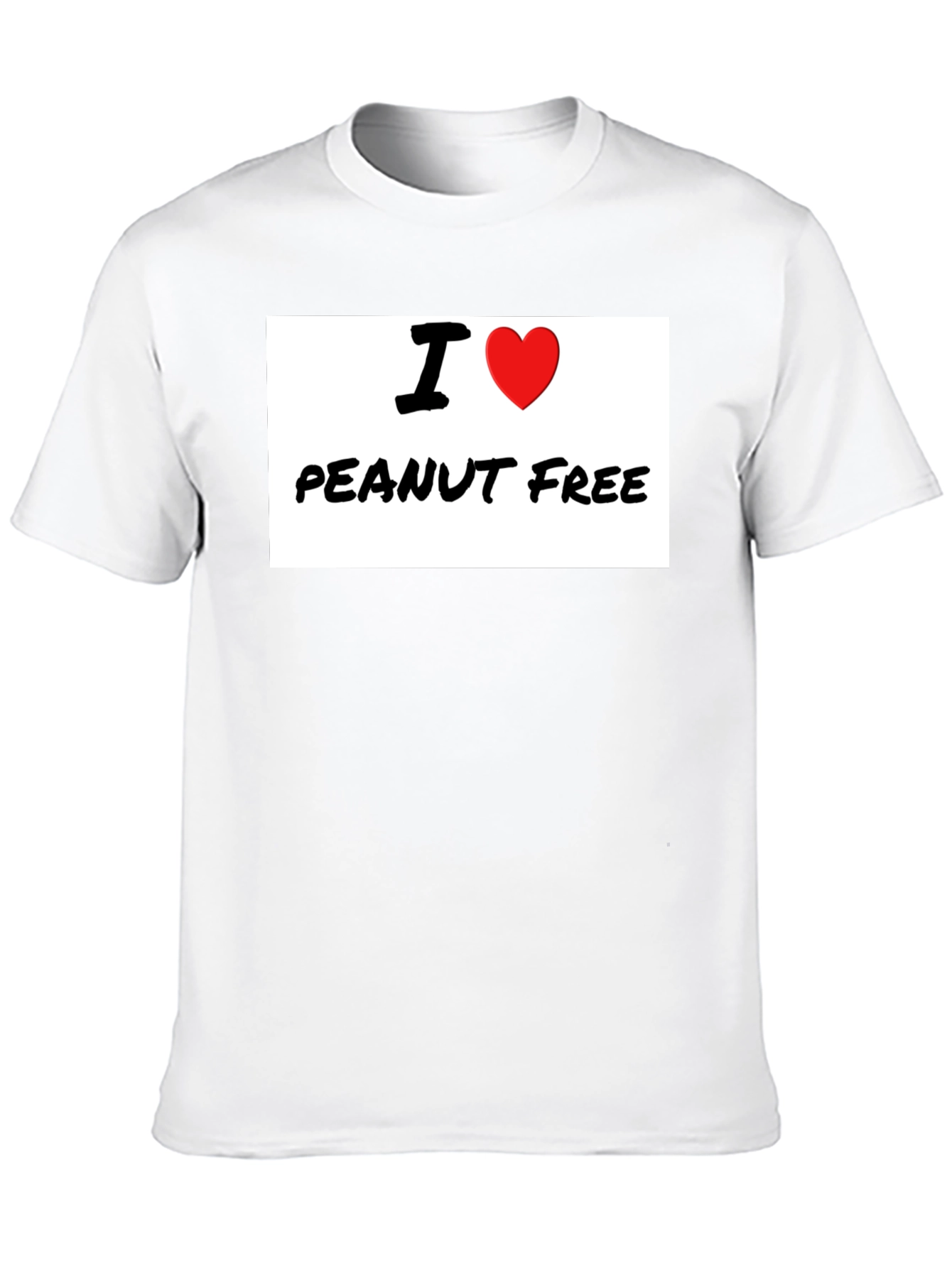 I Heart Peanut Free T-Shirt - Allergy Awareness